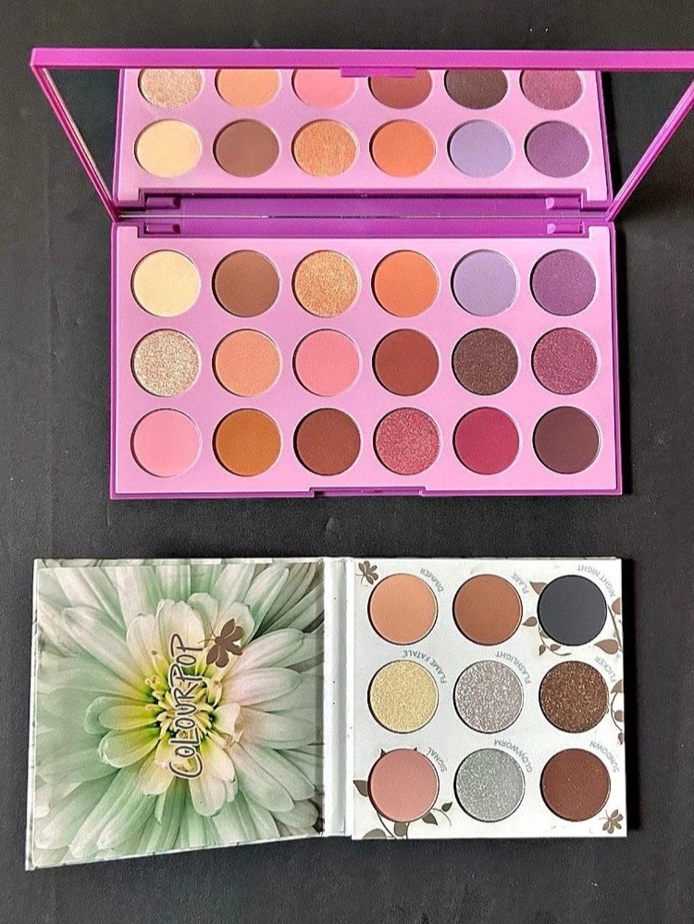 Morphe Talkin' Flirty & Colour Pop Glow Getter Eyeshadow Palettes new, no box